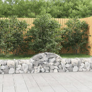 Lučne gabionske košare 7 kom 200x30x40/60 cm pocinčano željezo