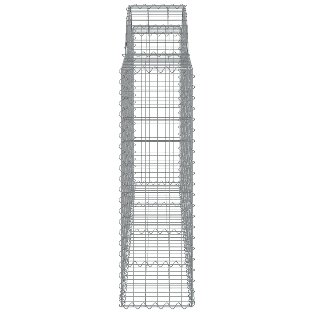 Lučne gabionske košare 5 kom 200x30x100/120cm pocinčano željezo