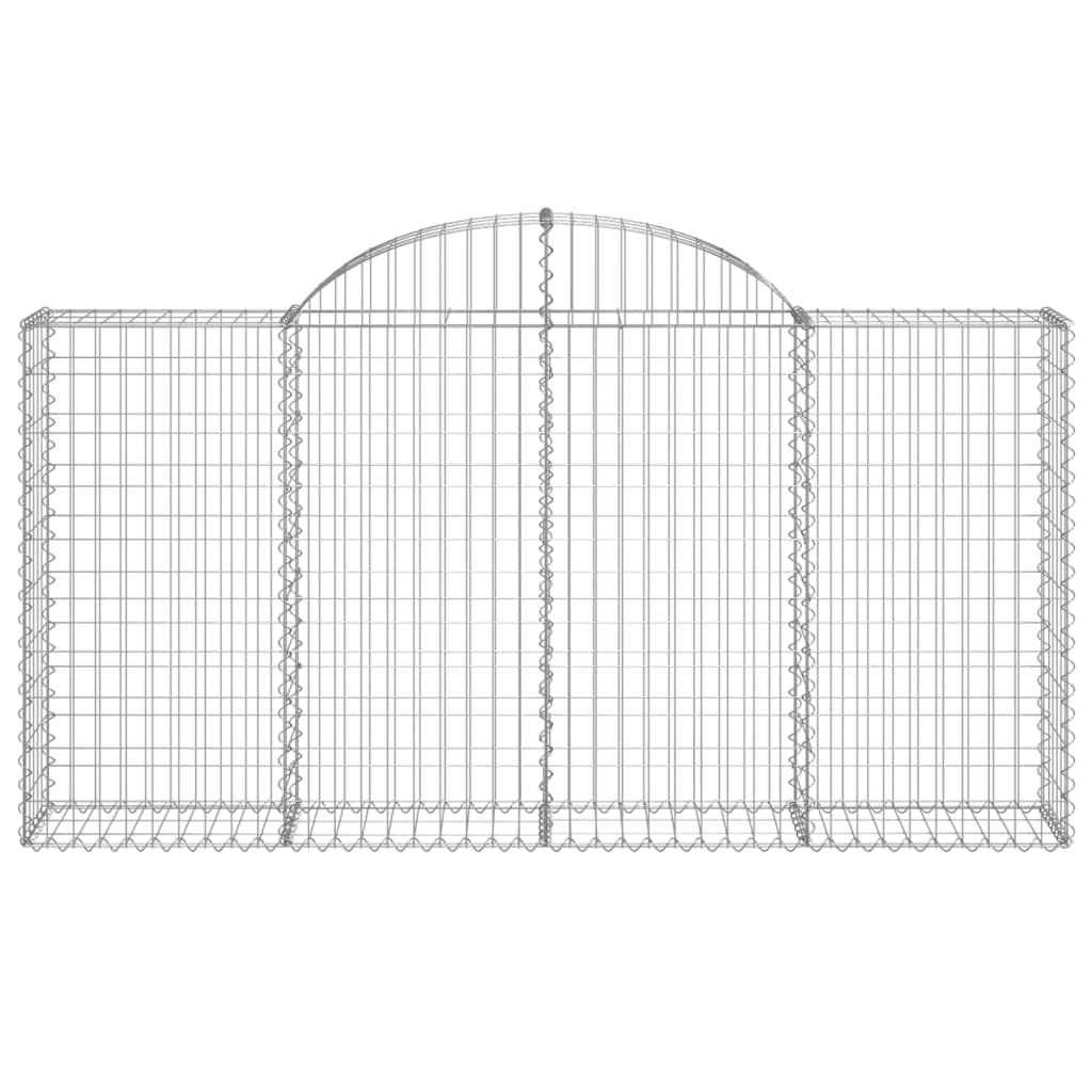 Lučne gabionske košare 6 kom 200x30x100/120cm pocinčano željezo