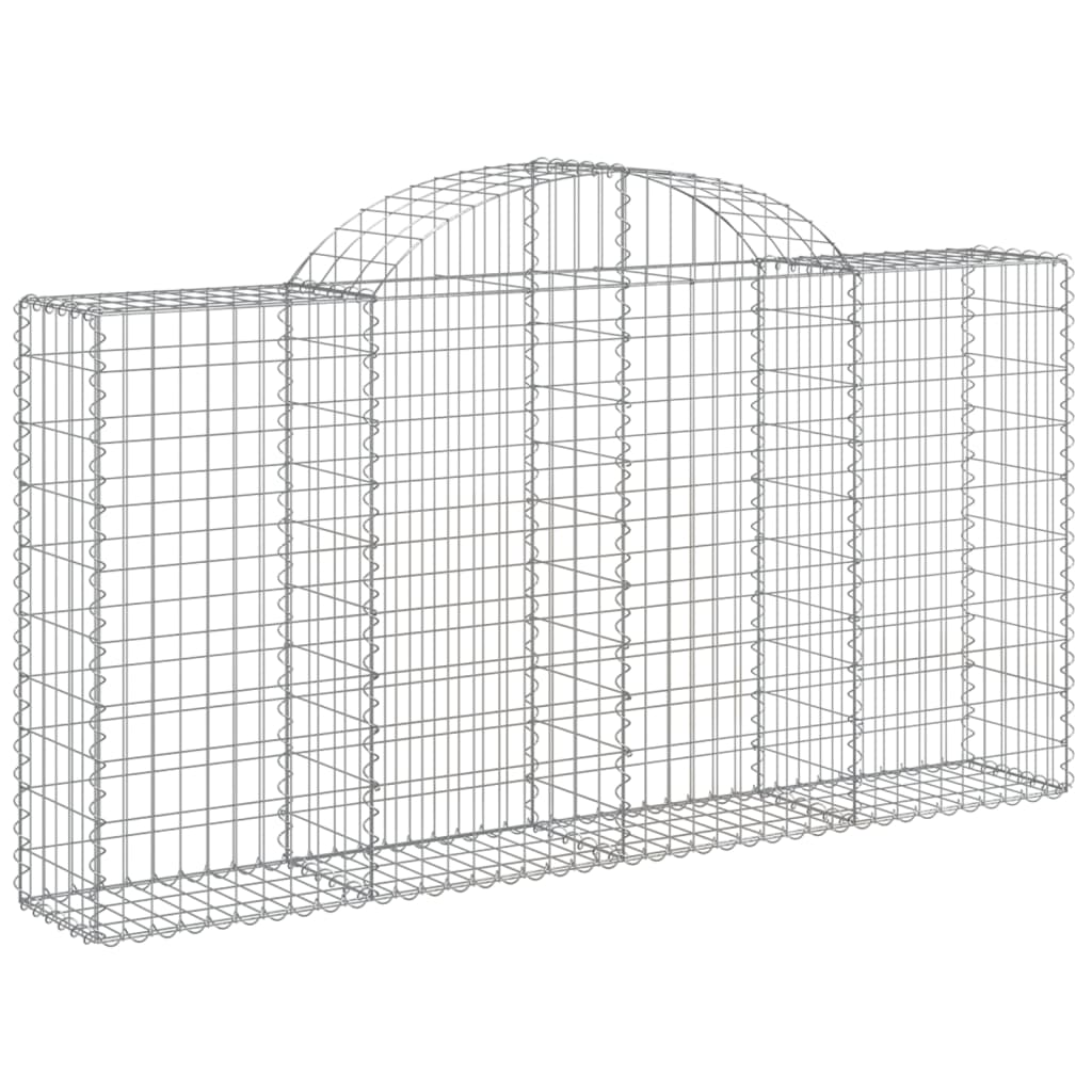 Lučne gabionske košare 10kom 200x30x100/120cm pocinčano željezo