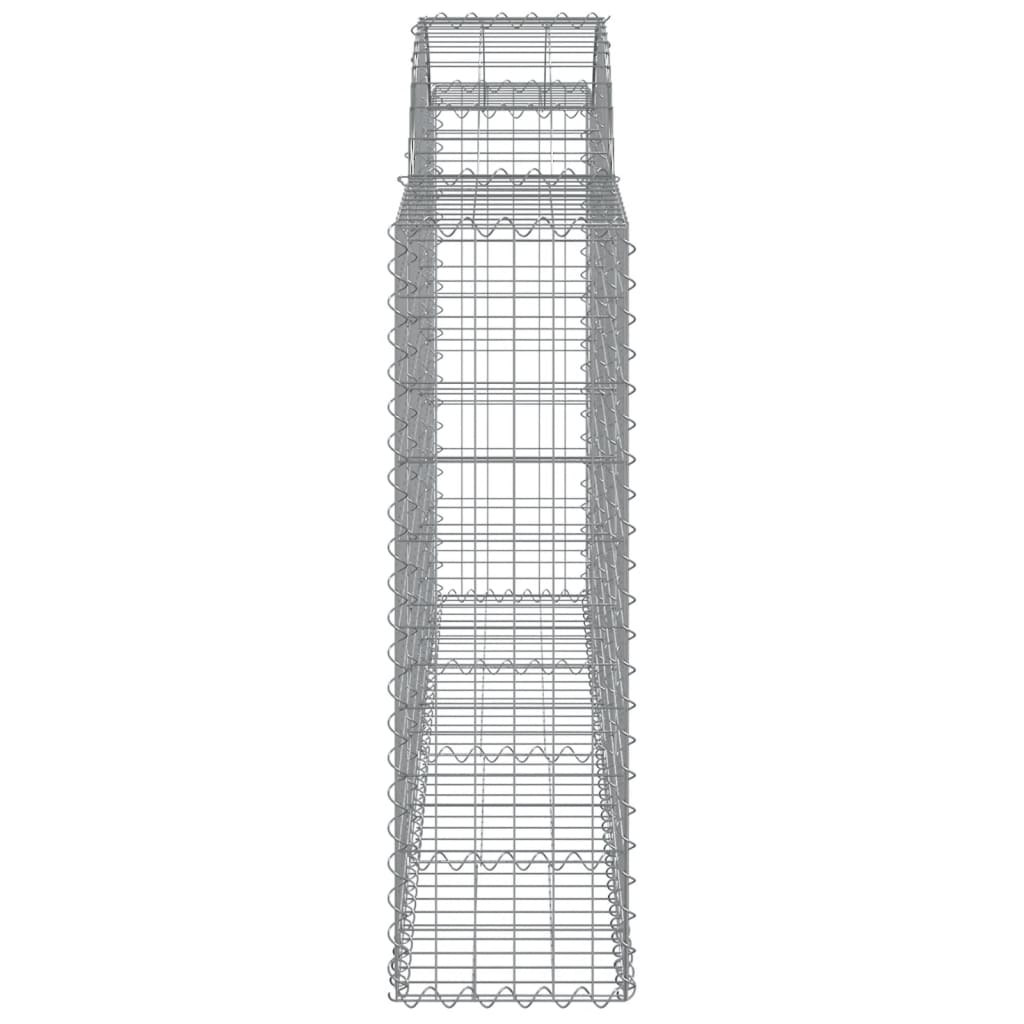 Lučne gabionske košare 10kom 200x30x100/120cm pocinčano željezo