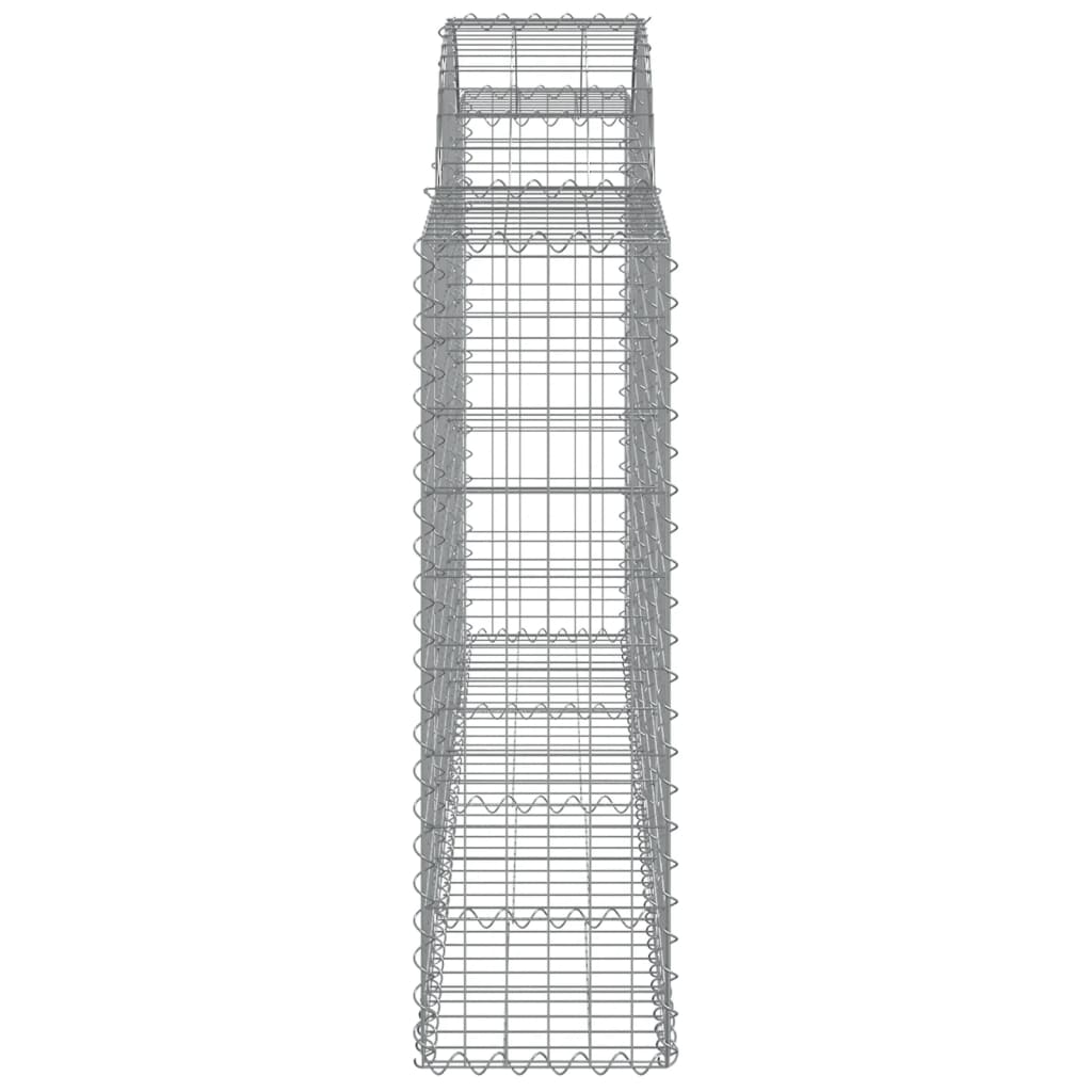 Lučne gabionske košare 14kom 200x30x100/120cm pocinčano željezo