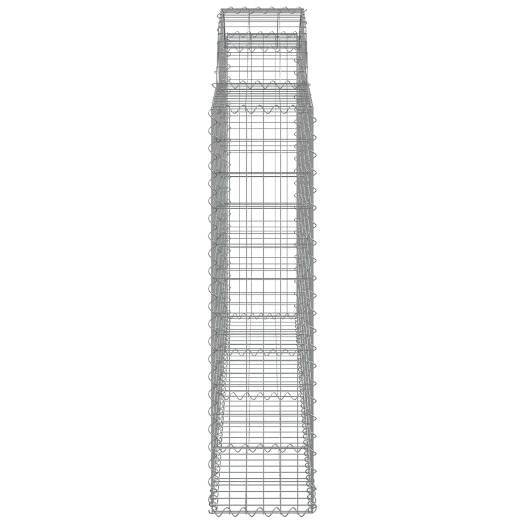 Lučne gabionske košare 6 kom 200x30x120/140cm pocinčano željezo