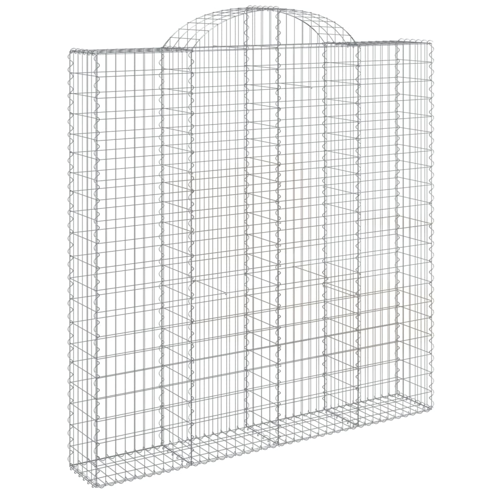 Lučne gabionske košare 6 kom 200x30x200/220cm pocinčano željezo