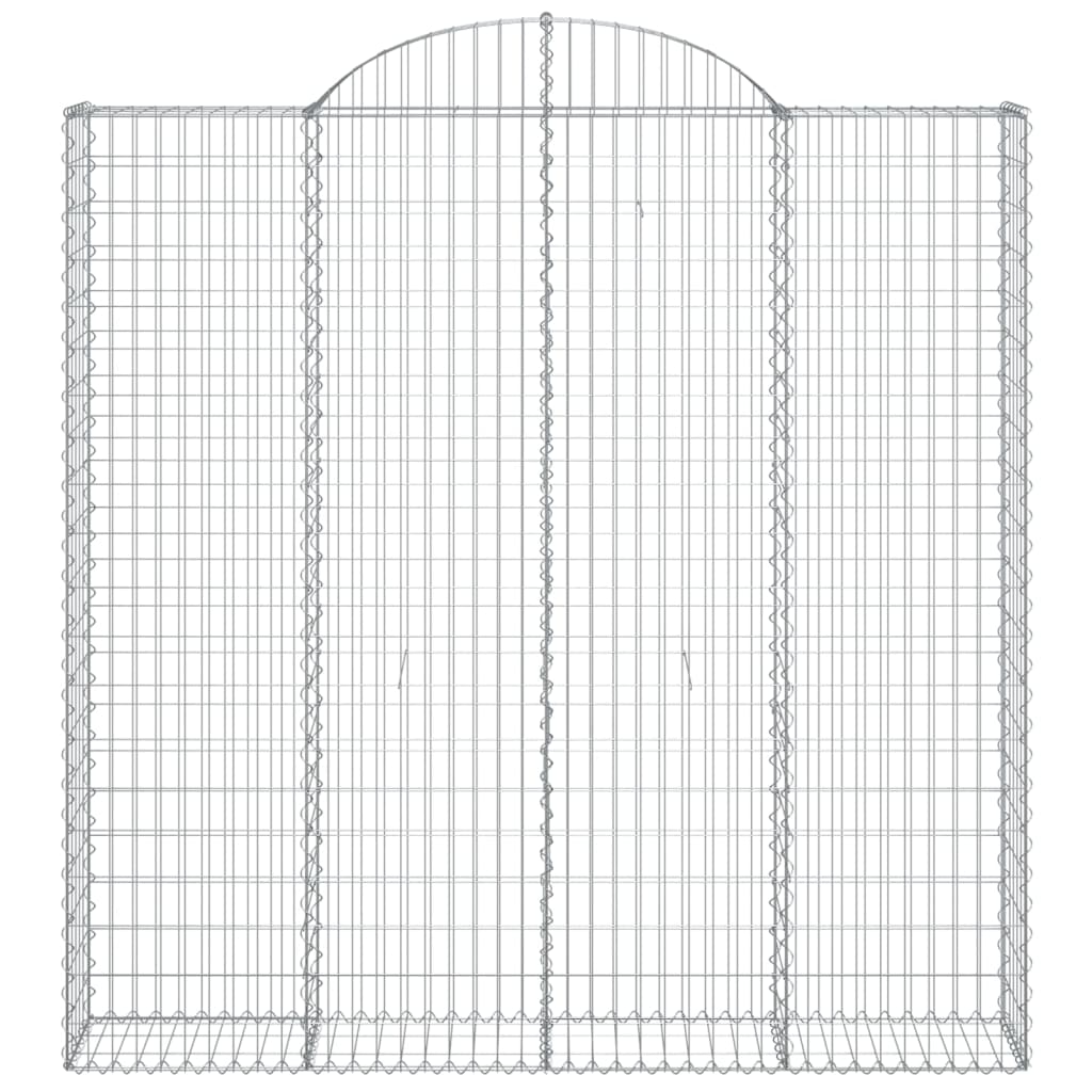 Lučne gabionske košare 6 kom 200x30x200/220cm pocinčano željezo