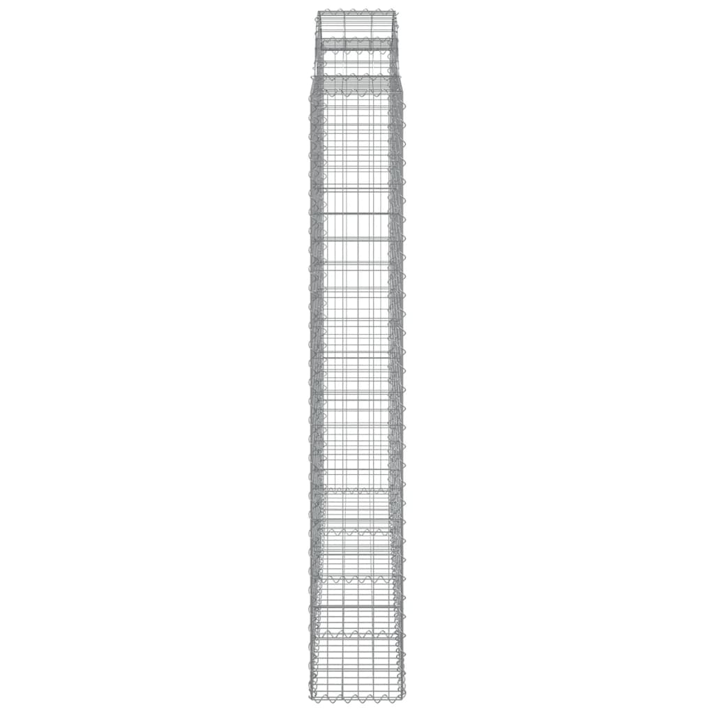 Lučne gabionske košare 7 kom 200x30x200/220cm pocinčano željezo