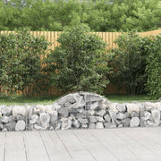 Lučne gabionske košare 6 kom 200x50x40/60 cm pocinčano željezo