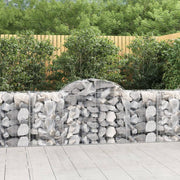 Lučne gabionske košare 10 kom 200x50x80/100cm pocinčano željezo