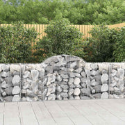 Lučne gabionske košare 25 kom 200x50x80/100cm pocinčano željezo