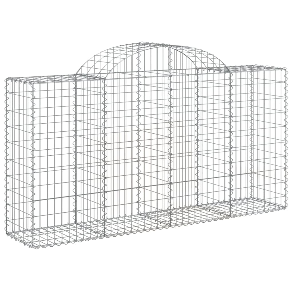 Lučne gabionske košare 6 kom 200x50x100/120cm pocinčano željezo