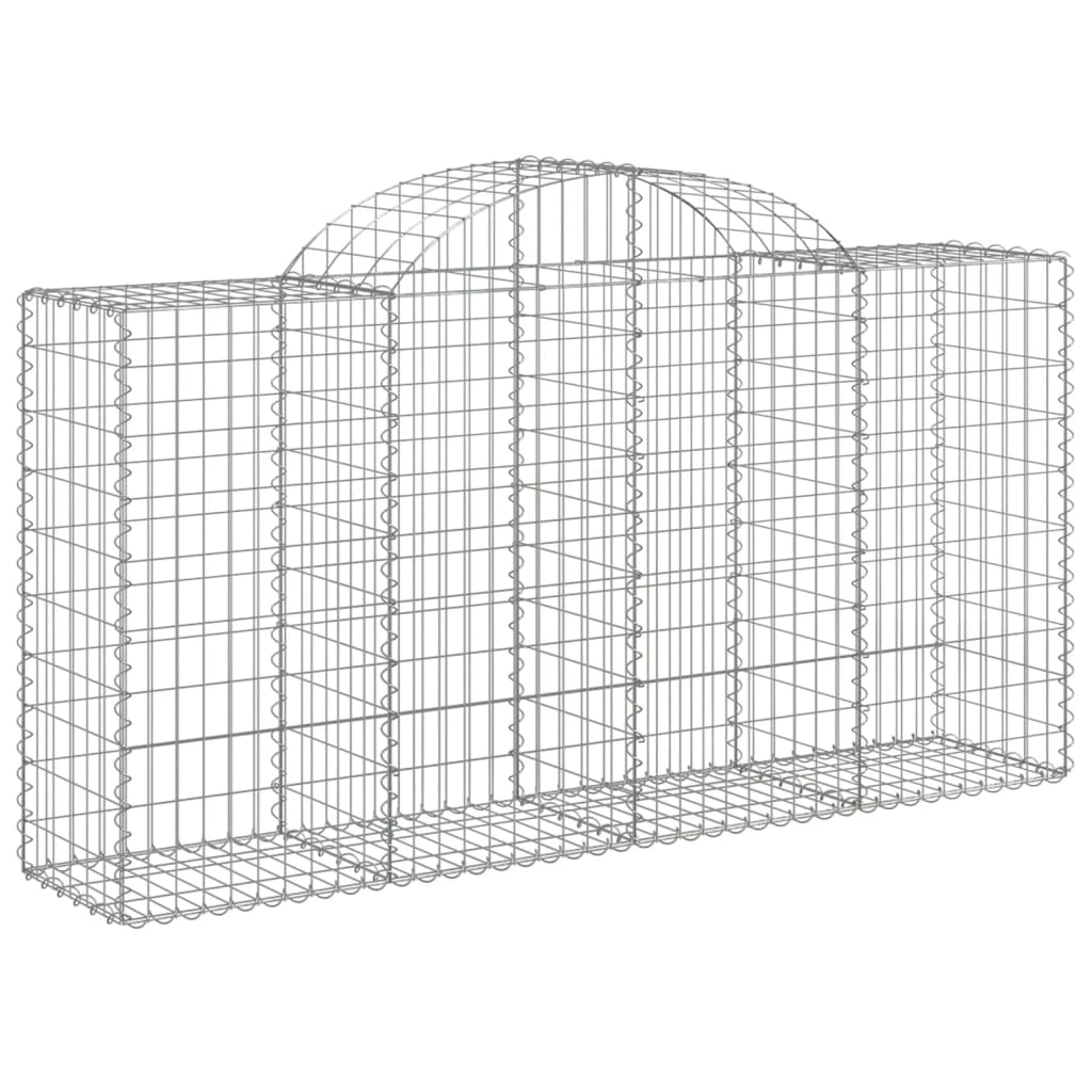 Lučne gabionske košare 15kom 200x50x100/120cm pocinčano željezo