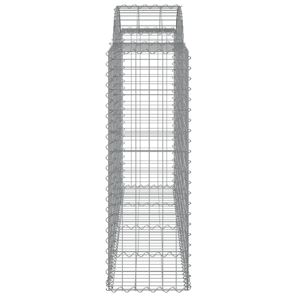Lučne gabionske košare 11kom 200x50x120/140cm pocinčano željezo