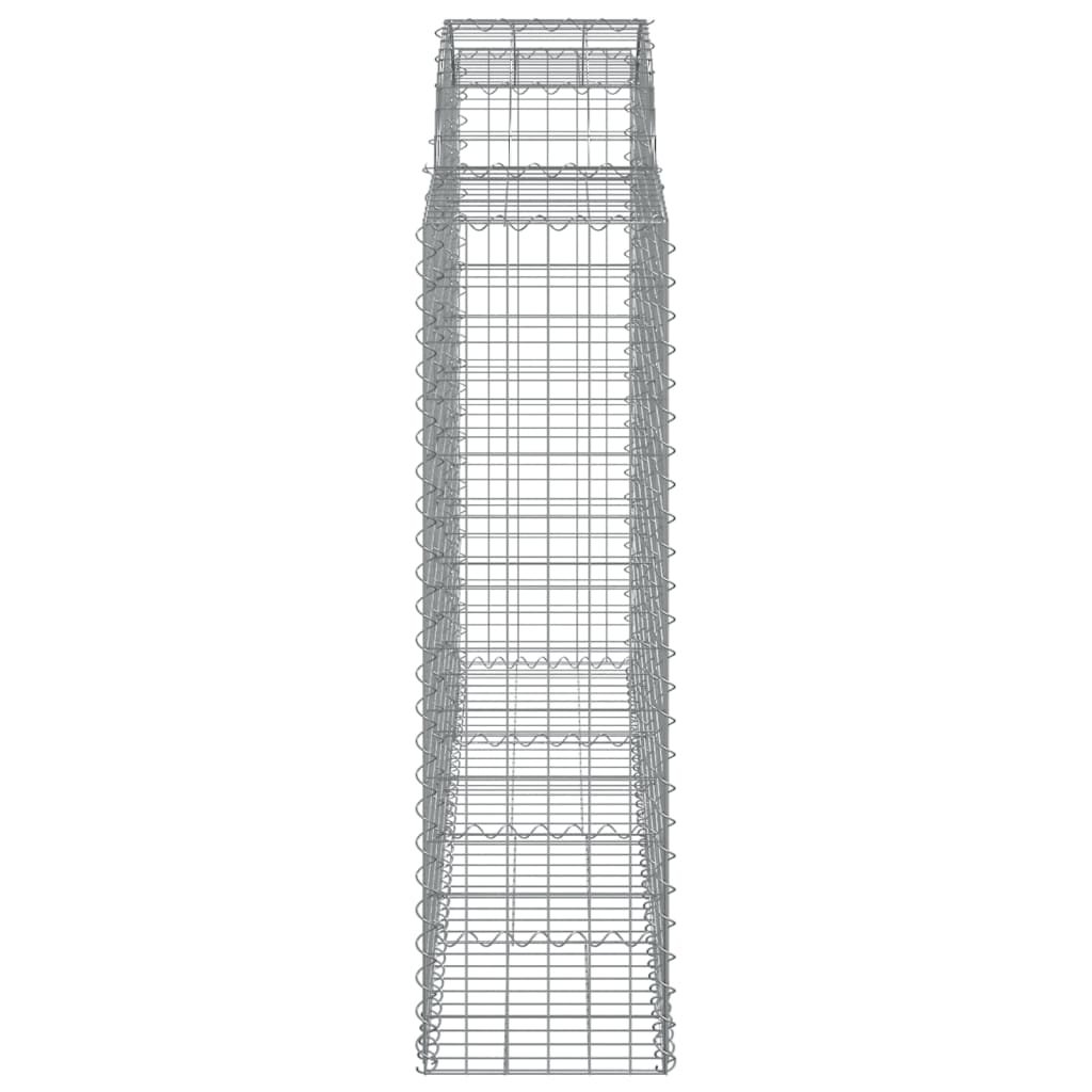 Lučne gabionske košare 7 kom 200x50x140/160cm pocinčano željezo