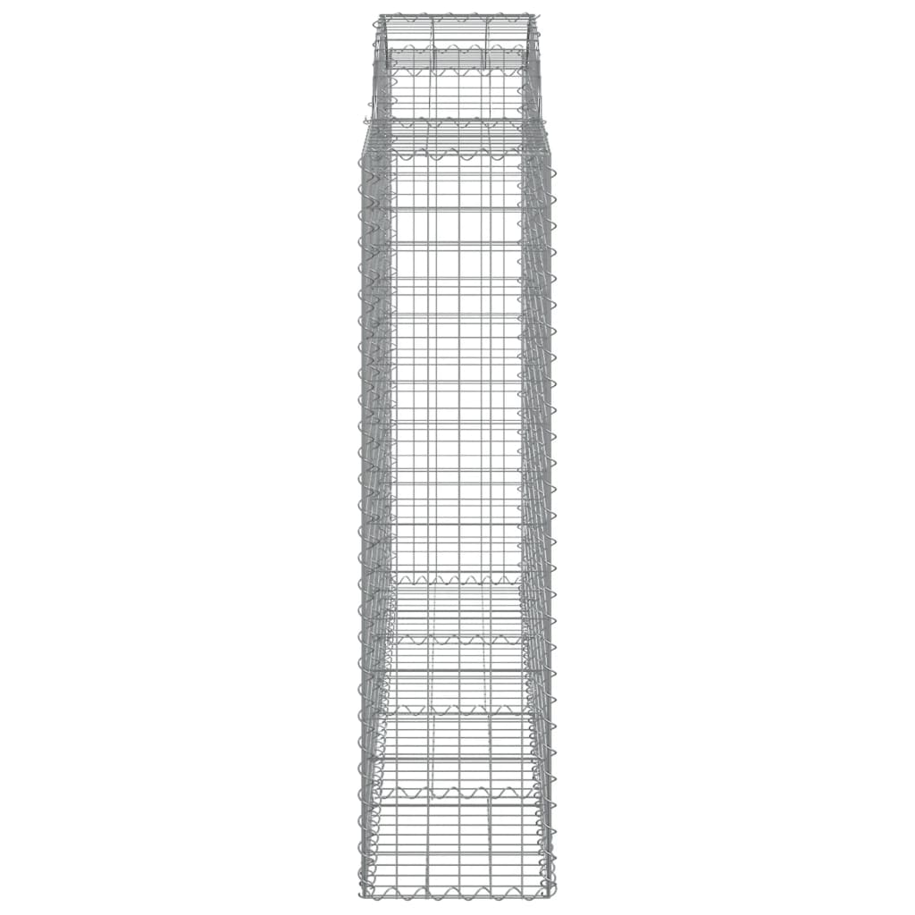 Lučne gabionske košare 6 kom 200x50x160/180cm pocinčano željezo