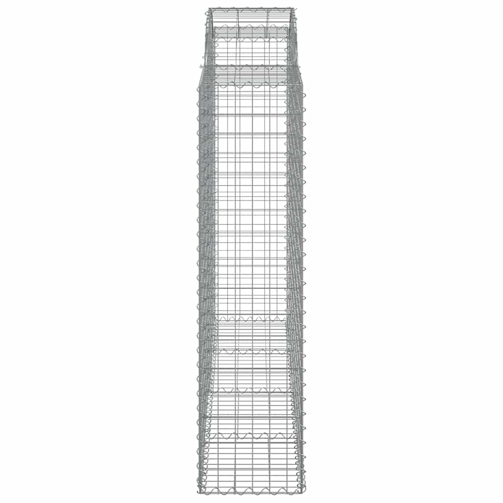 Lučne gabionske košare 15kom 200x50x160/180cm pocinčano željezo