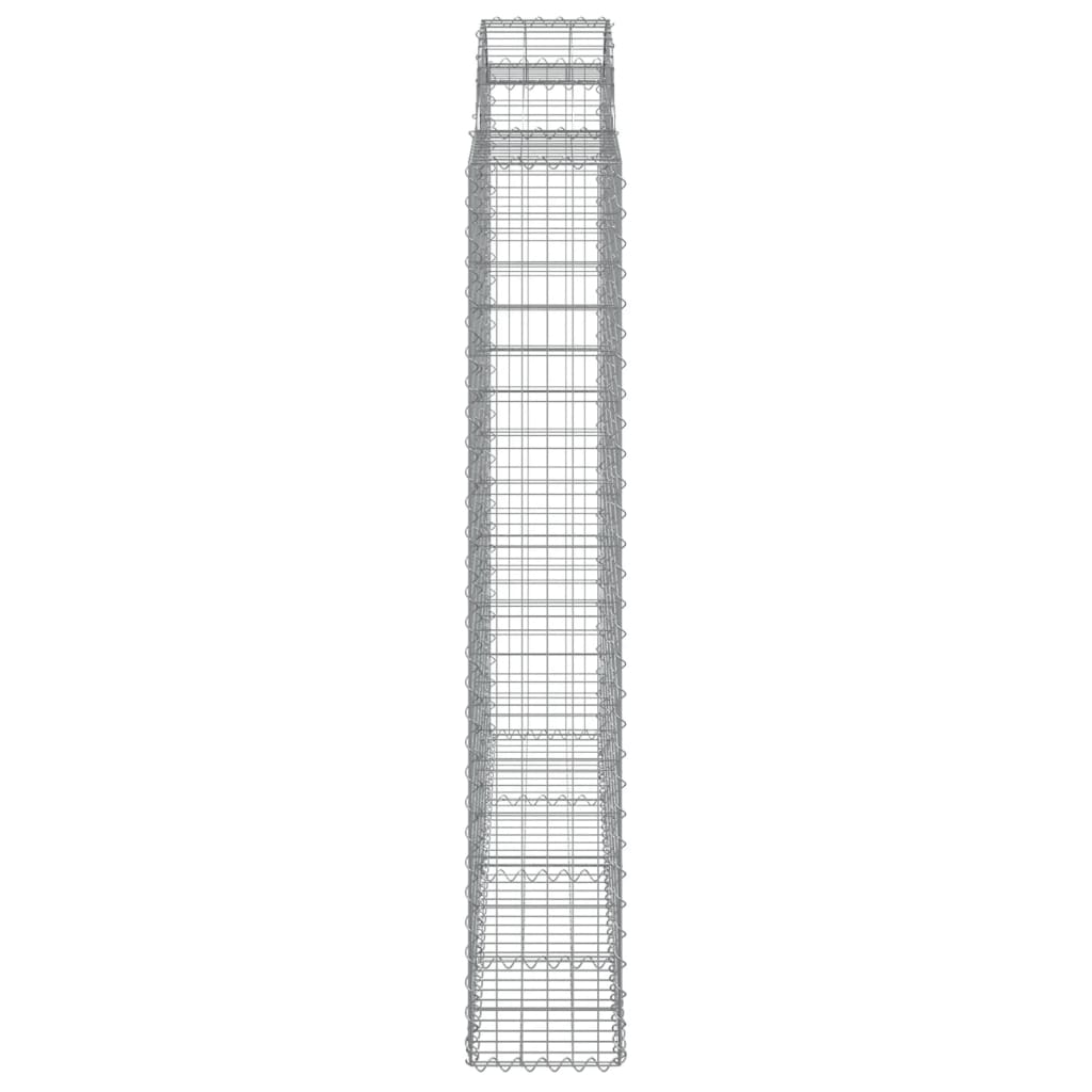 Lučne gabionske košare 3 kom 200x50x180/200cm pocinčano željezo
