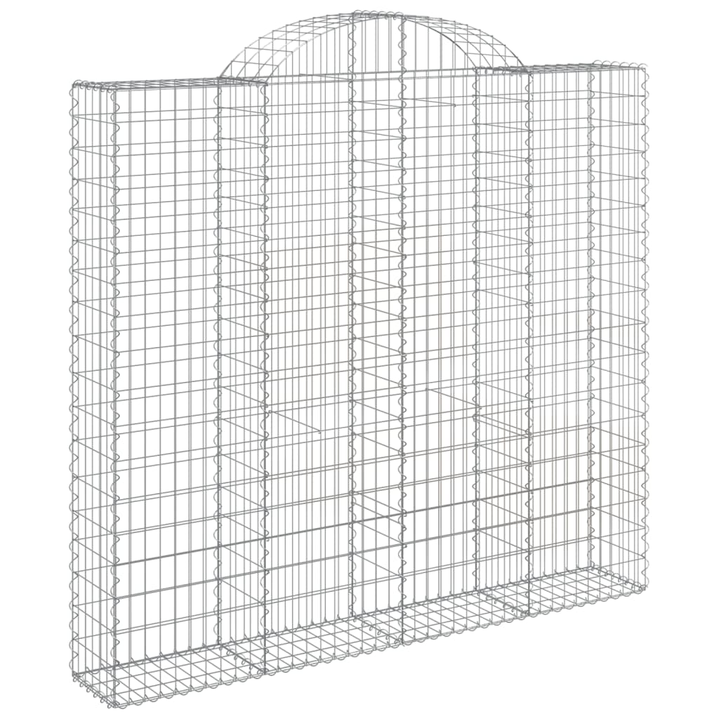 Lučne gabionske košare 6 kom 200x50x180/200cm pocinčano željezo