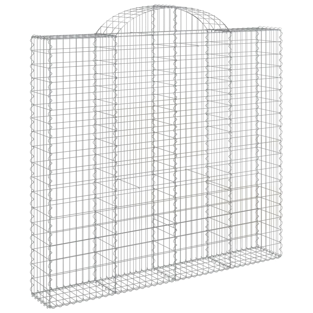 Lučne gabionske košare 10kom 200x50x180/200cm pocinčano željezo