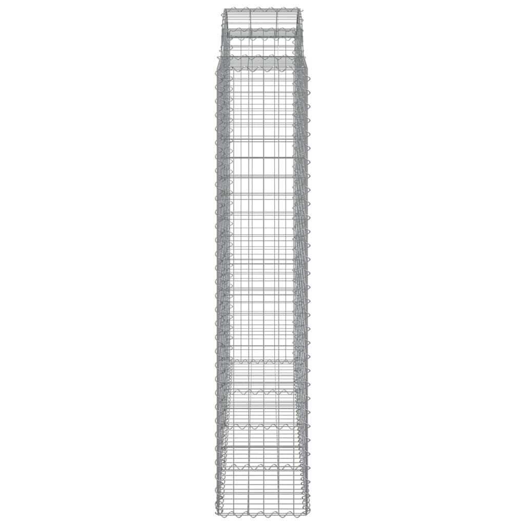 Lučne gabionske košare 5 kom 200x50x200/220cm pocinčano željezo