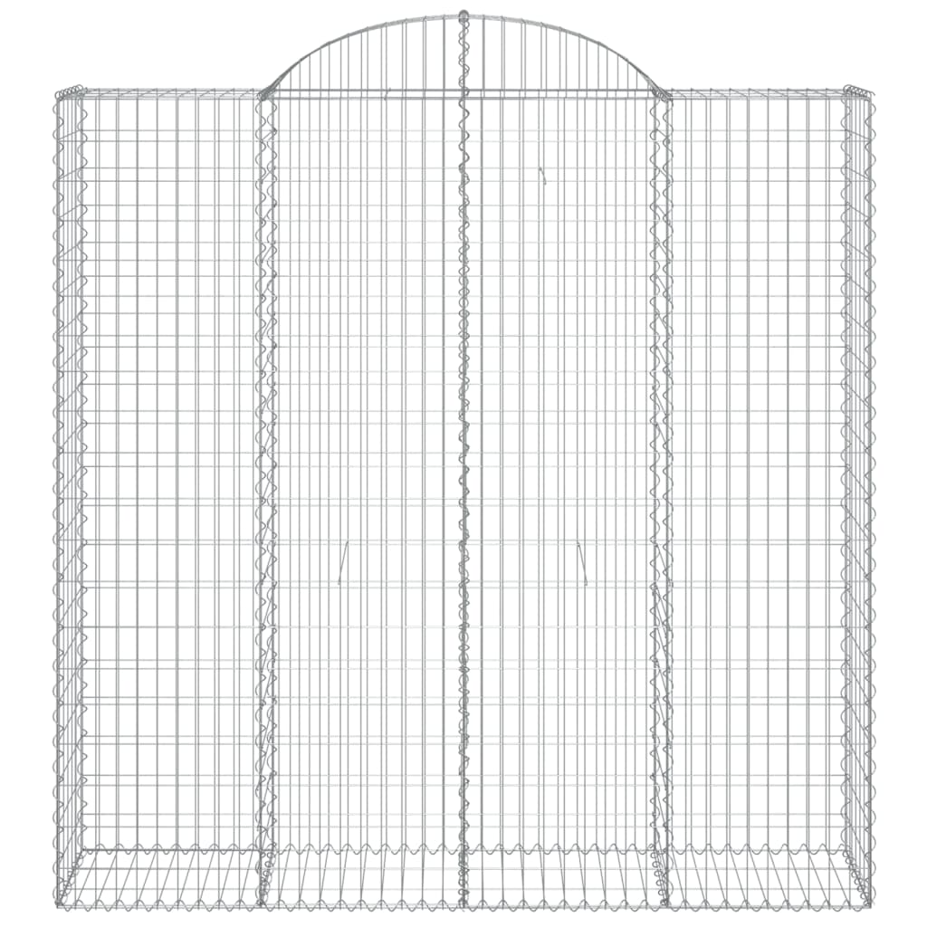 Lučne gabionske košare 11kom 200x50x200/220cm pocinčano željezo