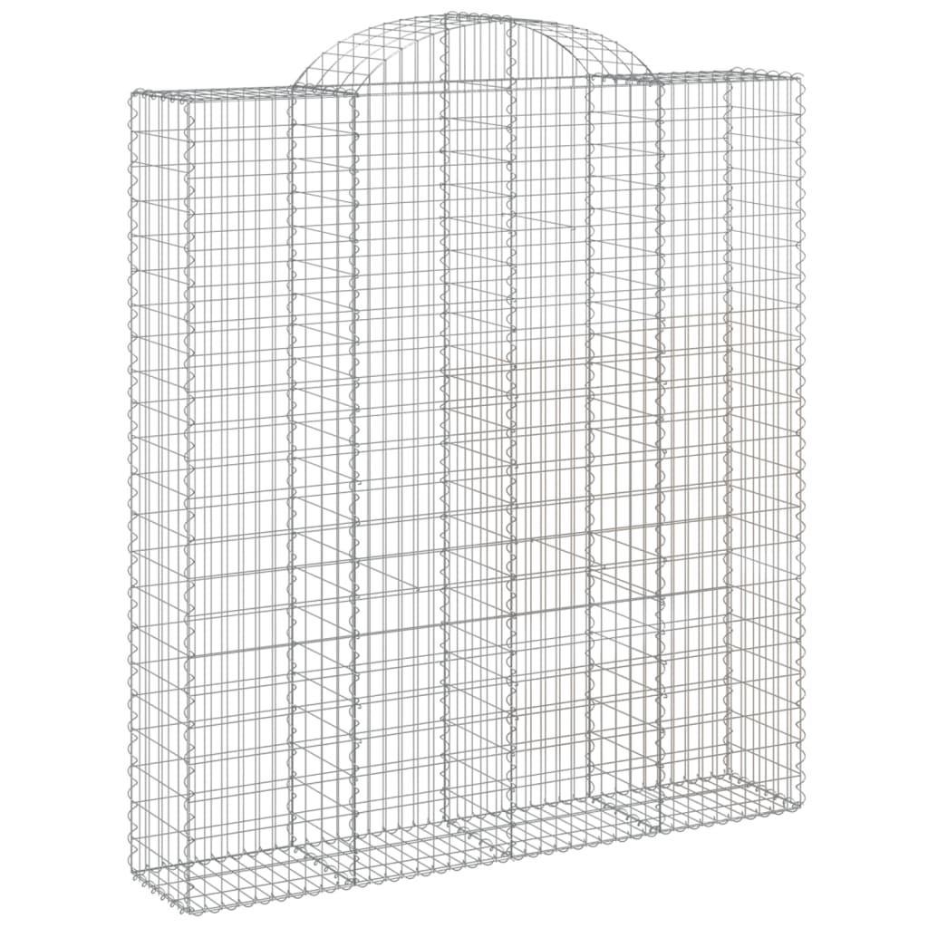 Lučne gabionske košare 3 kom 200x50x220/240cm pocinčano željezo