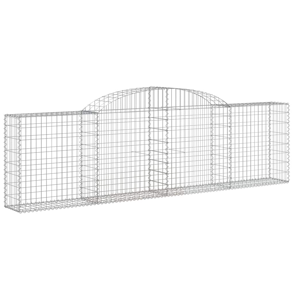 Lučne gabionske košare 12 kom 300x30x80/100cm pocinčano željezo