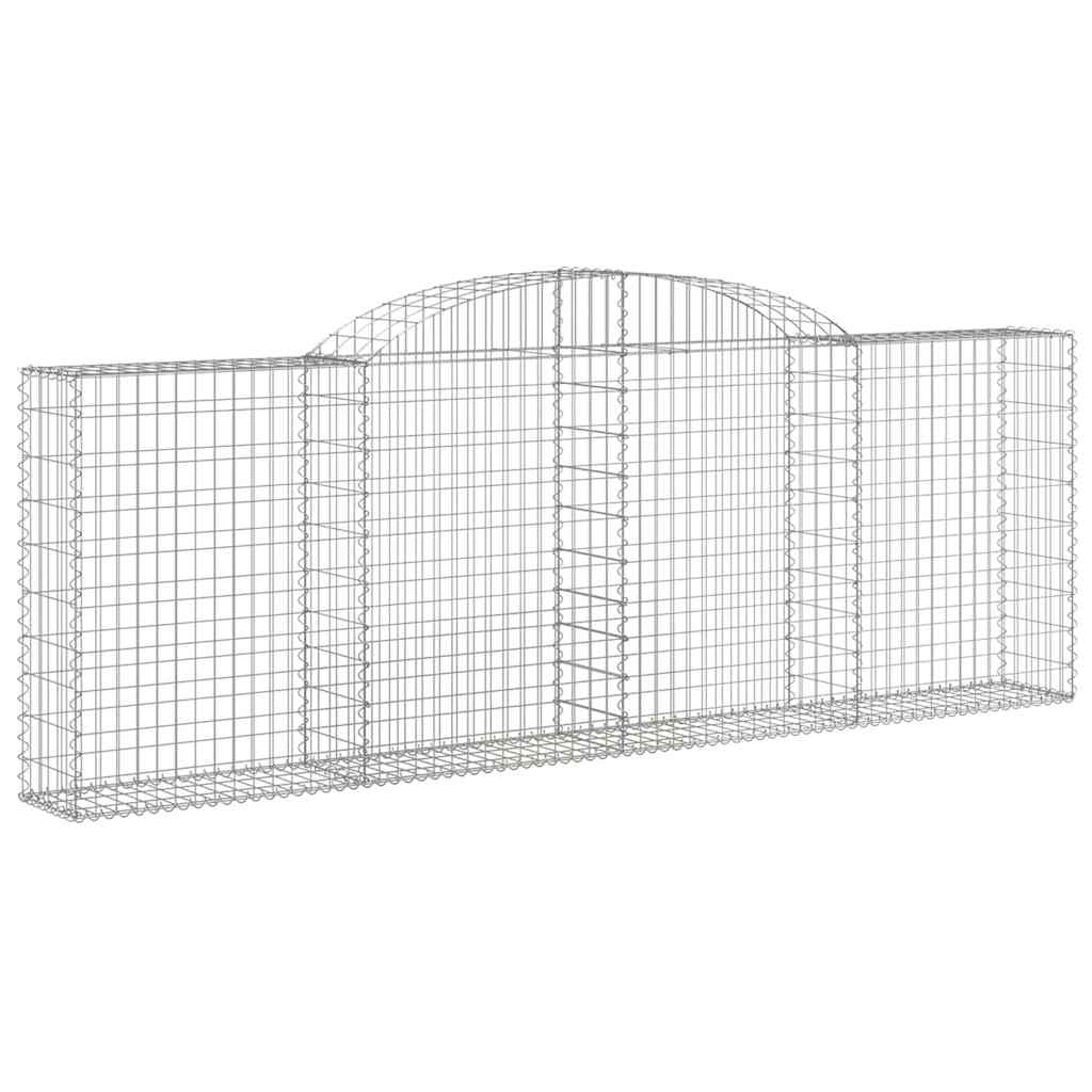 Lučne gabionske košare 5 kom 300x30x100/120cm pocinčano željezo