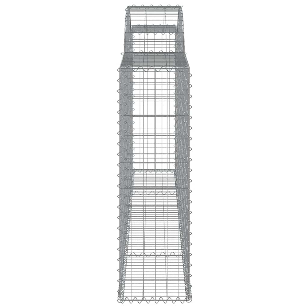 Lučne gabionske košare 5 kom 300x30x100/120cm pocinčano željezo