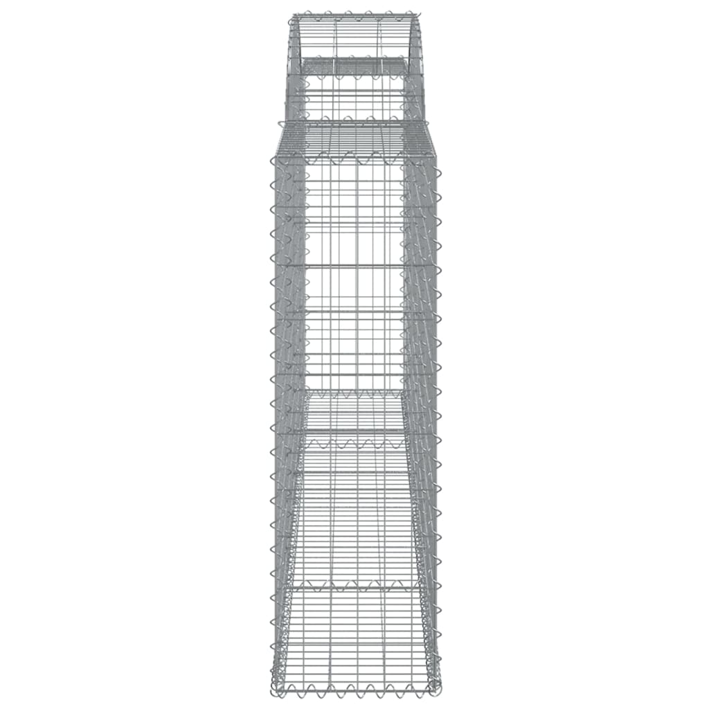 Lučne gabionske košare 6 kom 300x30x100/120cm pocinčano željezo