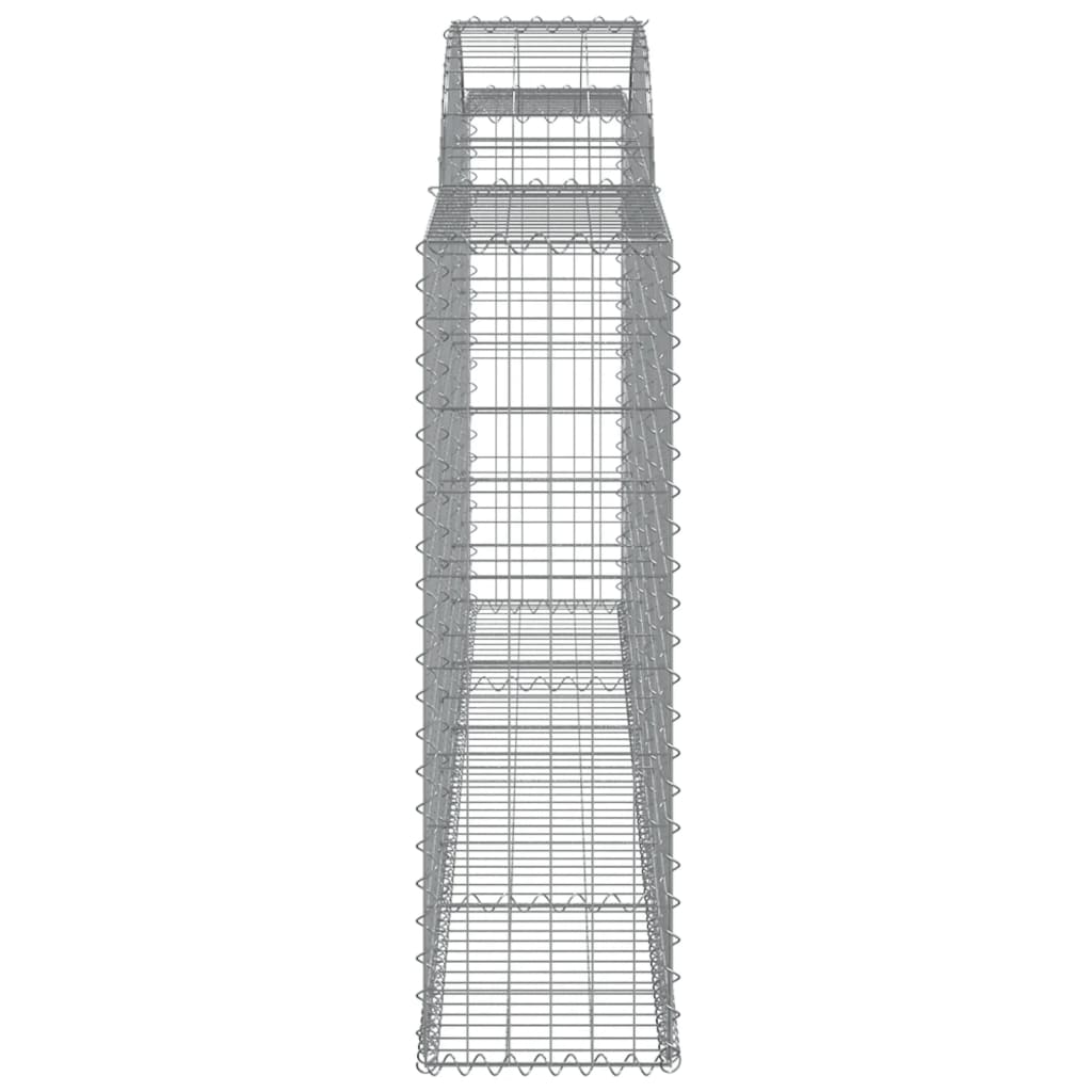 Lučne gabionske košare 10kom 300x30x100/120cm pocinčano željezo