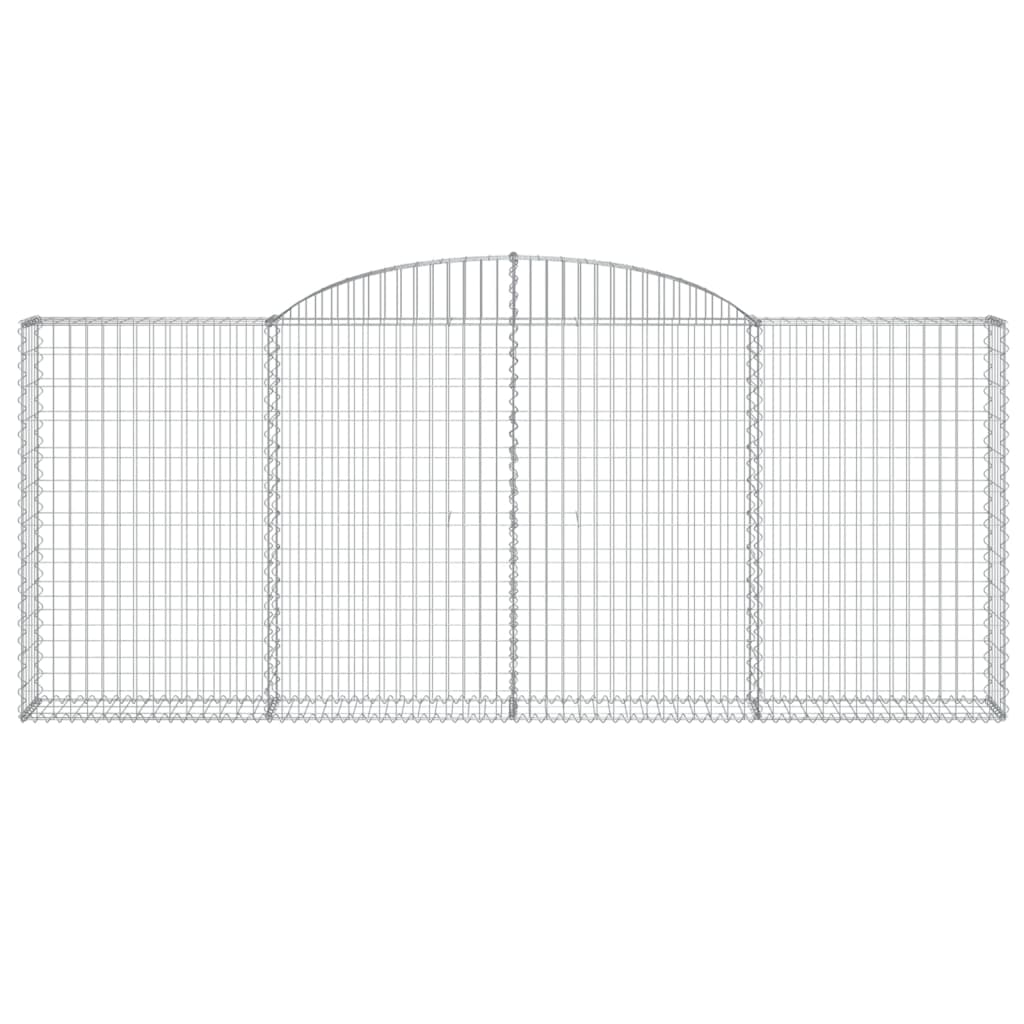 Lučne gabionske košare 3 kom 300x30x120/140cm pocinčano željezo