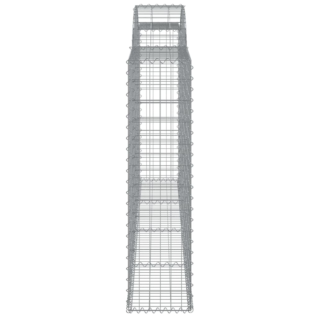 Lučne gabionske košare 4 kom 300x30x120/140cm pocinčano željezo
