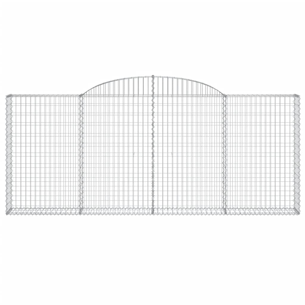 Lučne gabionske košare 5 kom 300x30x120/140cm pocinčano željezo