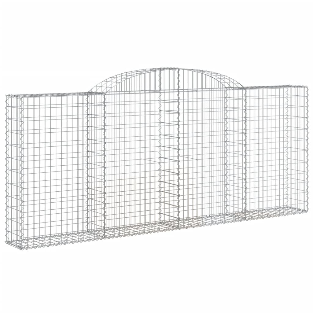 Lučne gabionske košare 7 kom 300x30x120/140cm pocinčano željezo
