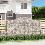 Lučne gabionske košare 2 kom 300x30x160/180cm pocinčano željezo