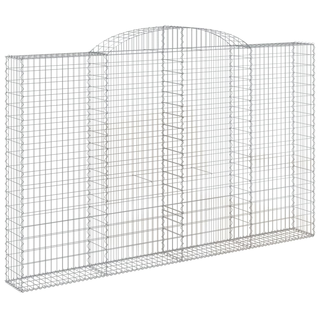Lučne gabionske košare 2 kom 300x30x180/200cm pocinčano željezo