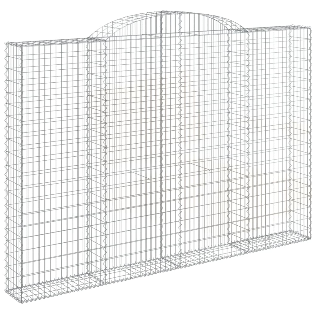 Lučne gabionske košare 2 kom 300x30x200/220cm pocinčano željezo