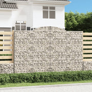 Lučne gabionske košare 2 kom 300x30x200/220cm pocinčano željezo