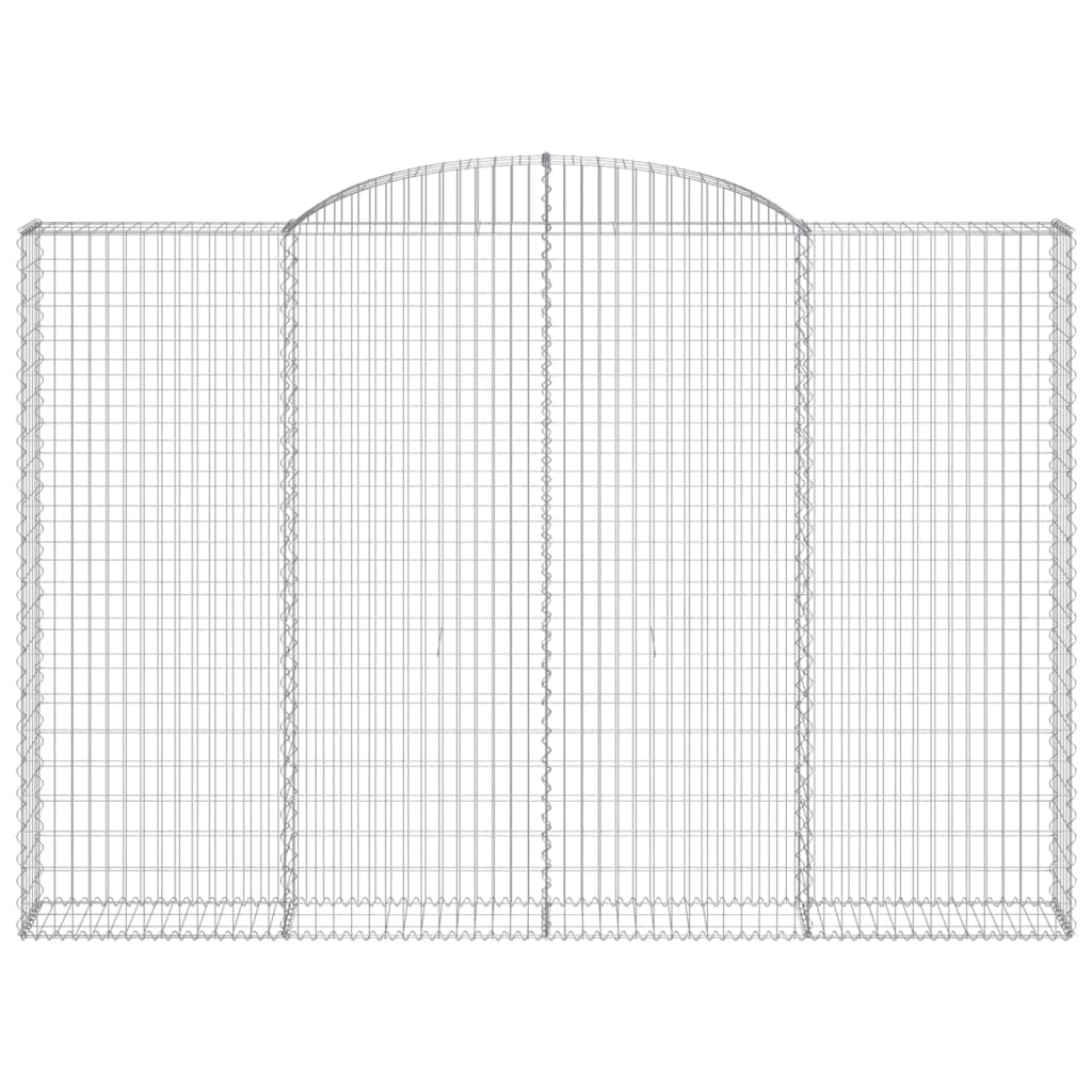 Lučne gabionske košare 4 kom 300x30x200/220cm pocinčano željezo