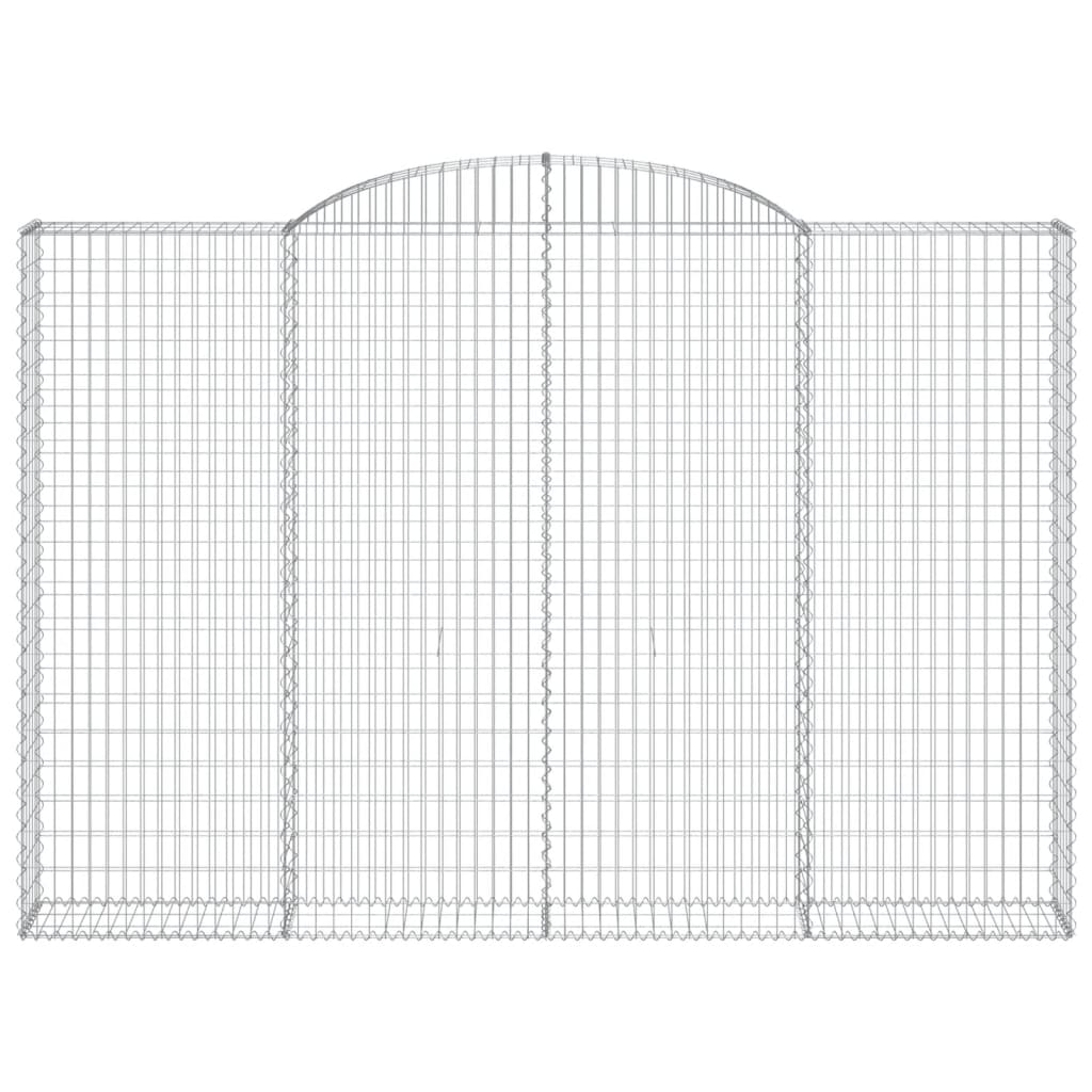 Lučne gabionske košare 5 kom 300x30x200/220cm pocinčano željezo