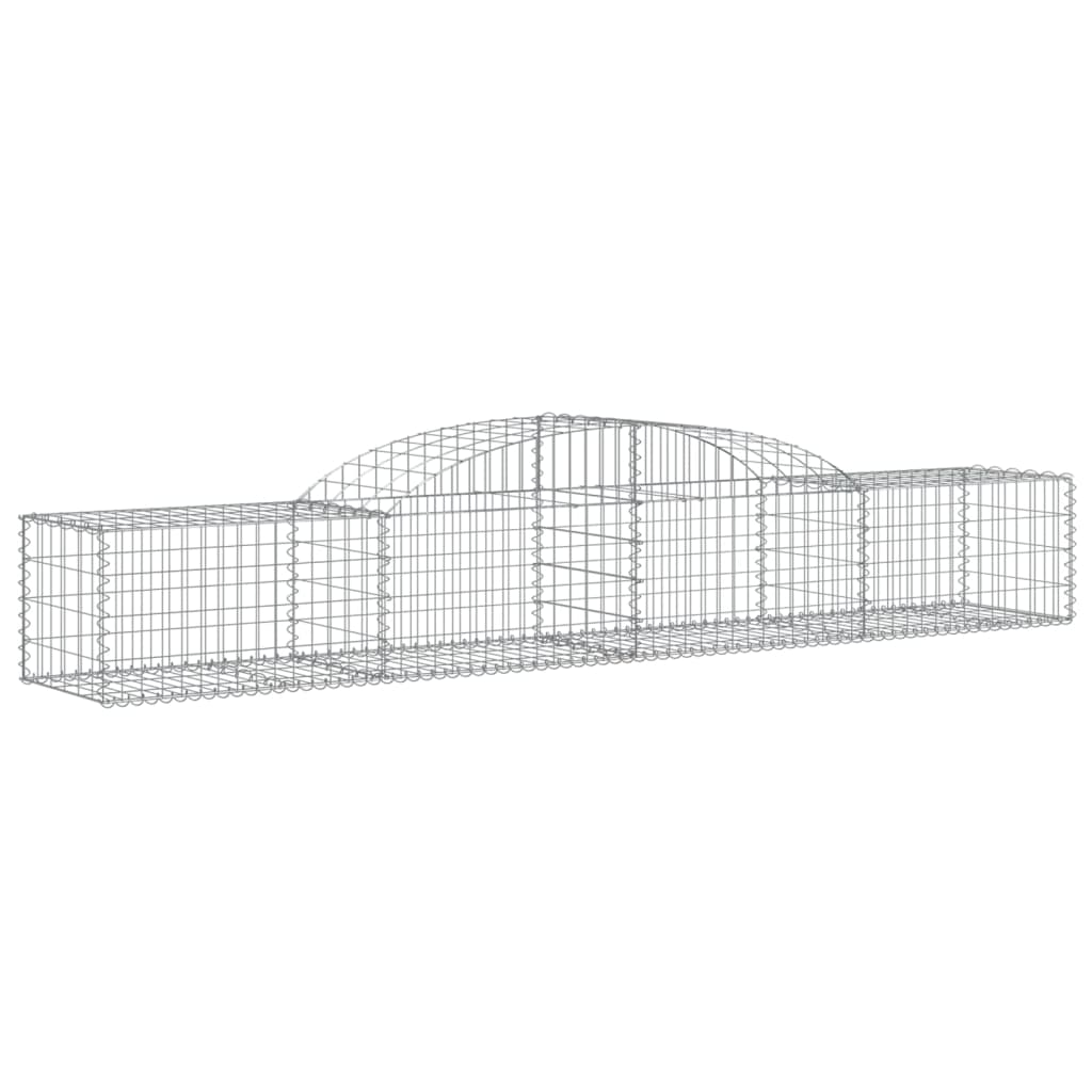 Lučne gabionske košare 9 kom 300x50x40/60 cm pocinčano željezo