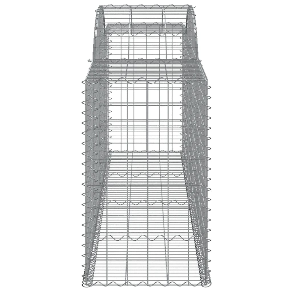 Lučne gabionske košare 7 kom 300x50x80/100 cm pocinčano željezo