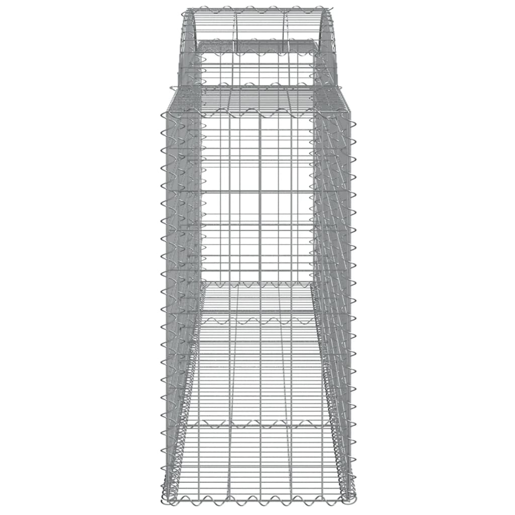 Lučne gabionske košare 2 kom 300x50x100/120cm pocinčano željezo