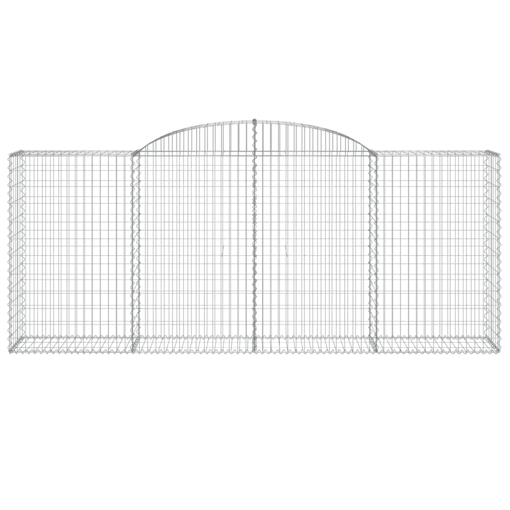 Lučne gabionske košare 3 kom 300x50x120/140cm pocinčano željezo