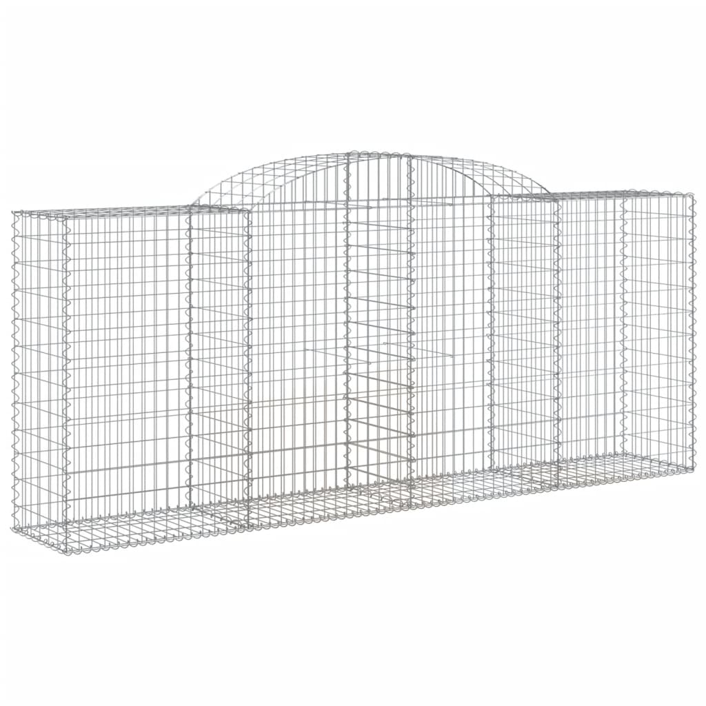 Lučne gabionske košare 12kom 300x50x120/140cm pocinčano željezo