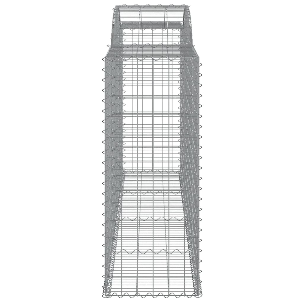 Lučne gabionske košare 12kom 300x50x120/140cm pocinčano željezo
