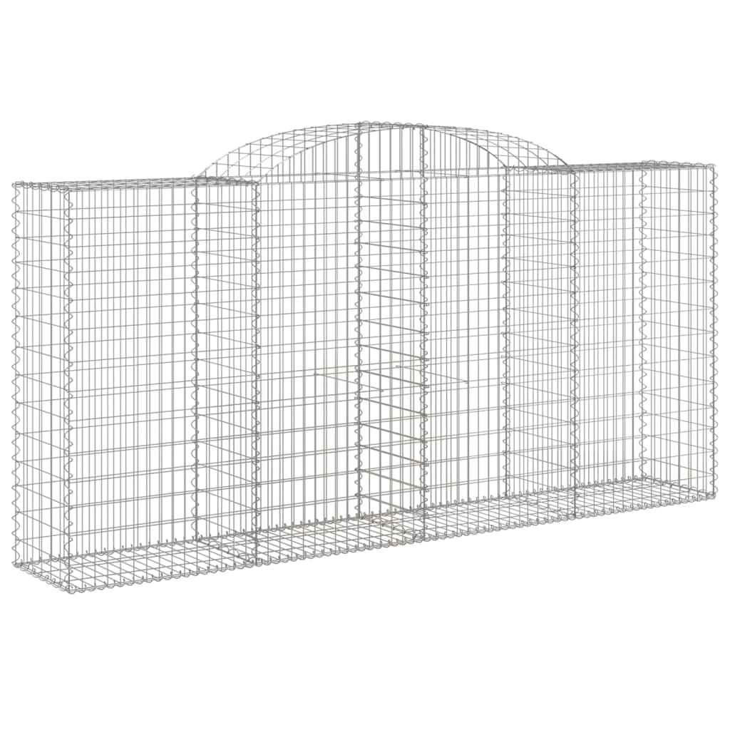 Lučne gabionske košare 3 kom 300x50x140/160cm pocinčano željezo