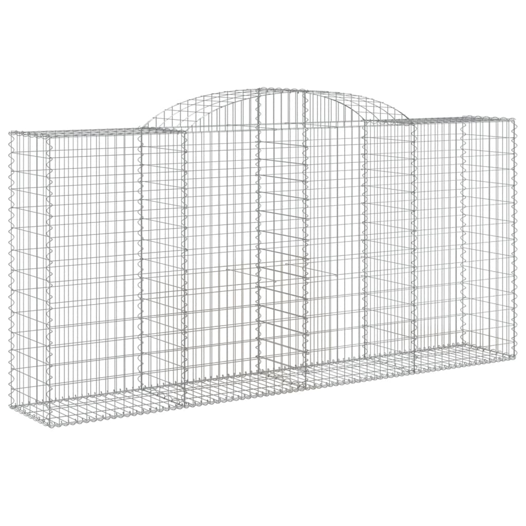 Lučne gabionske košare 6 kom 300x50x140/160cm pocinčano željezo
