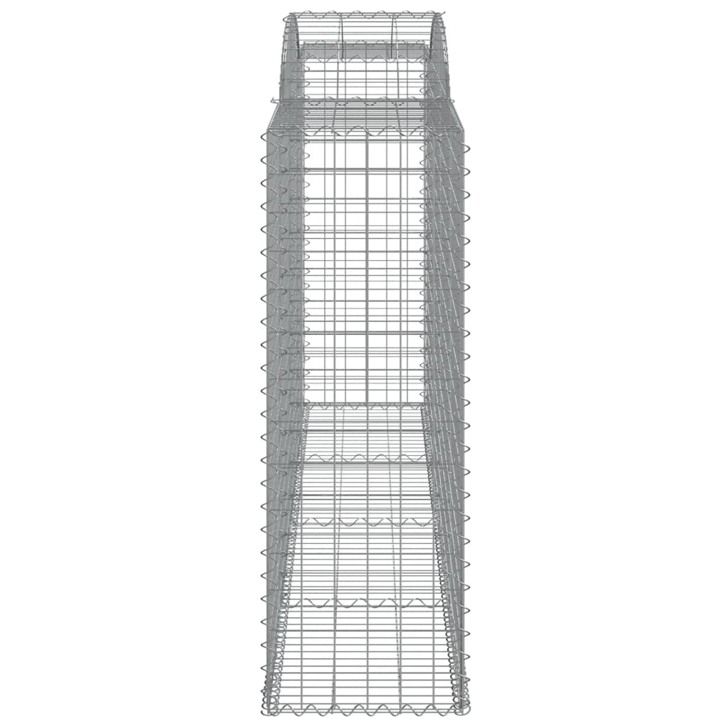 Lučne gabionske košare 6 kom 300x50x140/160cm pocinčano željezo