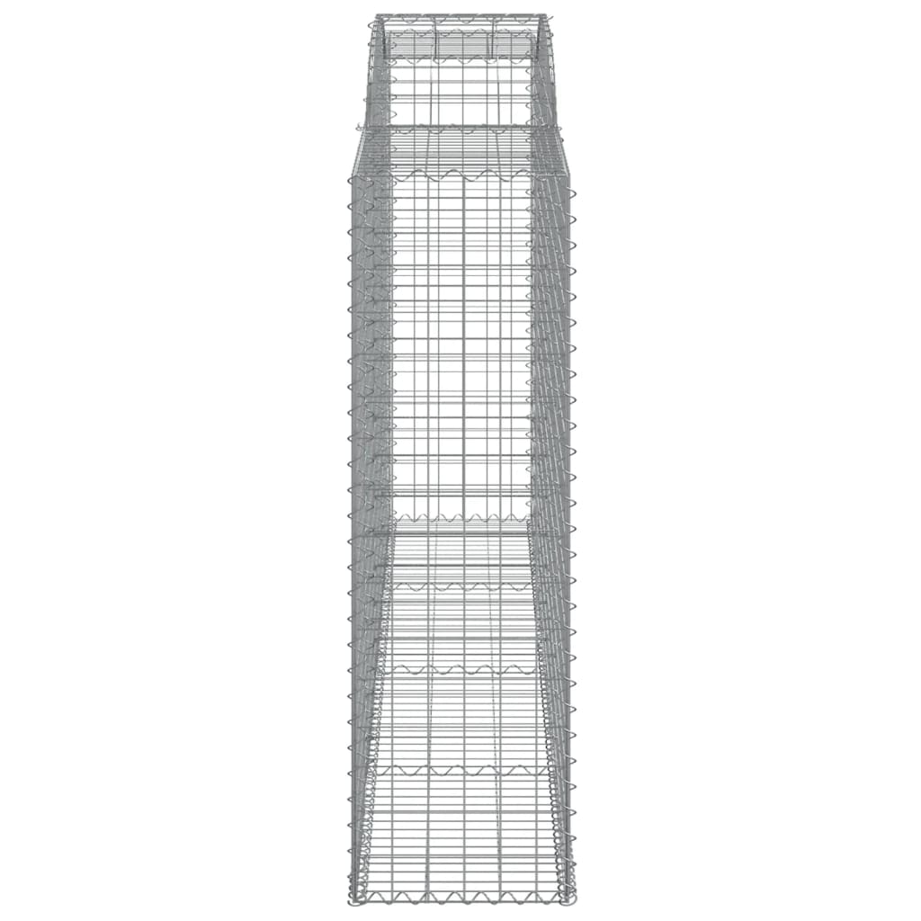 Lučne gabionske košare 17kom 300x50x160/180cm pocinčano željezo